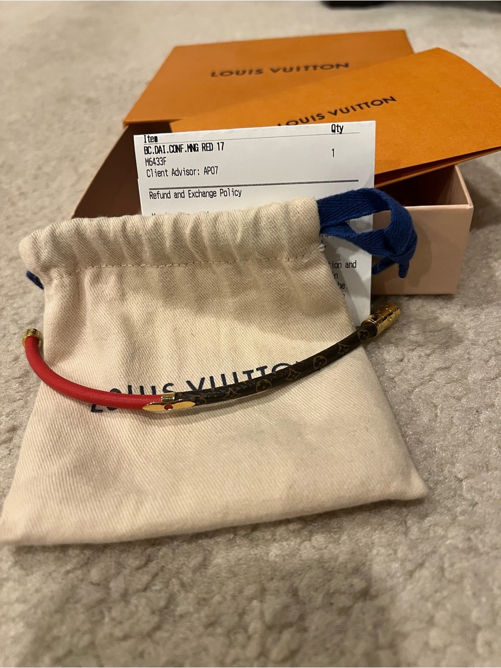 Louis Vuitton Daily Confidential Bracelet